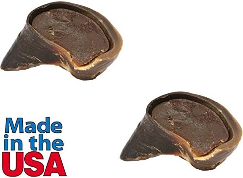 Natural Filled Hooves Dog Treats Beef Flavor 4 inches Length Pack of 2 Made in USA from Redbarn