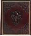Medici Italian Leather Photo Album / Wedding Album / Scrapbook, Embossed Art, 9.5x12