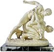 Wrestlers Greek Hellenistic Statue