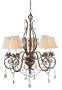 World Imports Lighting 751-62 Berkeley Square 5-Light Chandelier, Weathered Bronze