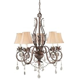 World Imports Lighting 751-62 Berkeley Square 5-Light Chandelier, Weathered Bronze by World Imports