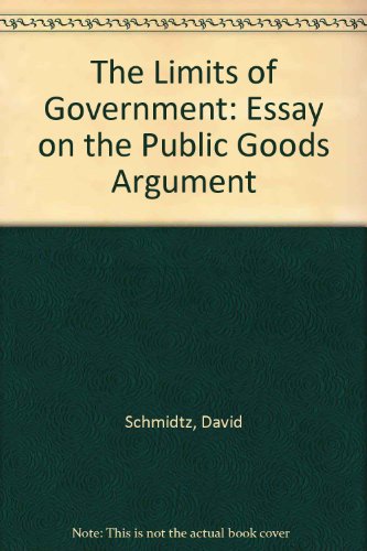 the limits of government an essay on the public goods argument