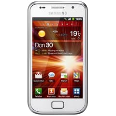 Samsung Galaxy S Plus I9001 Smartphone (10,16 cm (4 Zoll) Display, Touchscreen, 5 Megapixel Kamera) pure-white