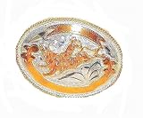 Belt Buckle Made in Mexico with Silver and Gold Bullrider