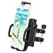 Bike Mount, Gimars Larger Size One-button Release Bicycle Handlebar & Motorcycle Bike Phone Mount Holder Cradle for iPhone 6 6(+) 6S 6S Plus 5S,Samsung Galaxy S5 S6 S7 Note 3/4/5,Nexus,HTC,LG,And More