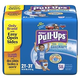 Huggies Pull-Ups Cool Alert Training Pants, Boys, 2T-3T, 58-Count Biggie Pack