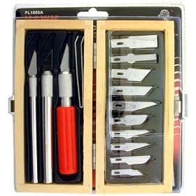 Hobby Exacto Knife and Blades, 13-Piece Set by Hawk