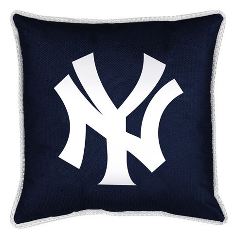 New York Yankees SIDELINES Jersey Material Toss Pillow