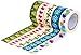 HIART Repositionable Washi Tape, Christmas Premium Value Collection, Set of 5