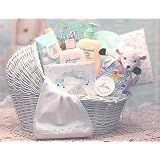 Welcome Baby Bassinet Gift Set - Blue by Spazzica Gifts