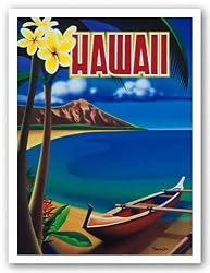 Hawaii by Ignacio 10.25"x14" Art Print Poster
