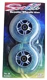 2 100mm CLEAR Replacement WHEELS for RAZOR SCOOTER