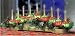 Retro Bubble Light Christmas Holiday Centerpiece with Art Deco Styling