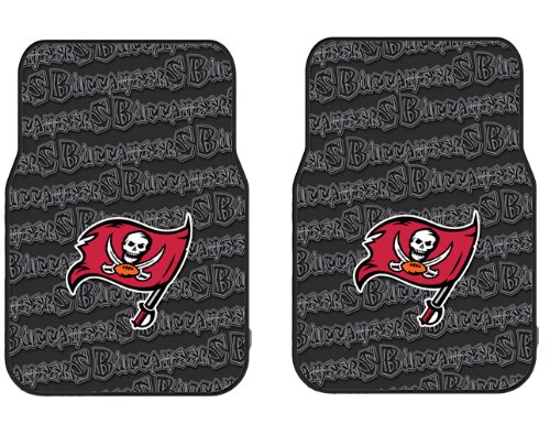 Front Car Truck SUV Rubber Floor Mats - Tampa Bay Buccaneers - Pair