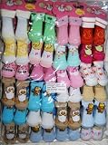 Infant Baby Bootie Socks-asstd