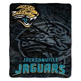 Jacksonville Jaguars NFL Royal Plush Raschel Blanket (Roll Out Series) (50x60")
