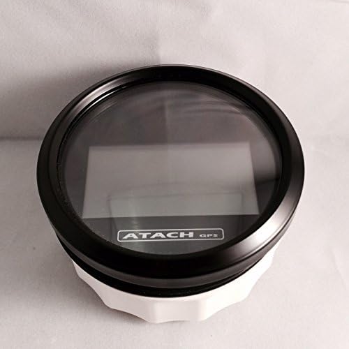 Atach GPS Speedometer Bold Display 3-3/8'' (85mm) (Black / Black Bezel)