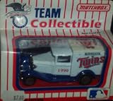Minnesota Twins 1990 MLB 1/64 Diecast Truck Collectible Limited Edition Baseball Team Car By White Rose Matchbox