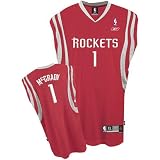 NBA Reebok Houston Rockets #1 Tracy McGrady Red Swingman Jersey (XXX-Large)