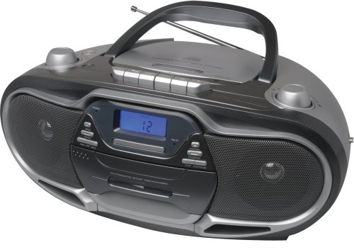 Emerson PD9127 Portable CD-R/RW Player with Stereo Cassette Recorder and AM/FM Stereo Radio