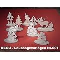 REGU Laubs�gevorlage " Erzgebirgische Weihnachtsdeko " Nr. 001