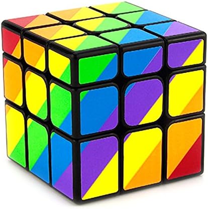 MUMU Store Yongjun Ranging Third Order Cube Rainbow Mirror Shaped Cube Black