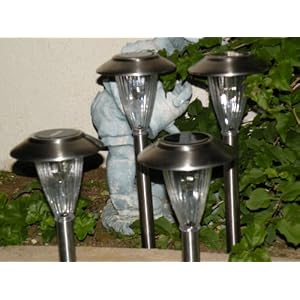 Homebrite Stainless Steel Solar Garden Landscape Lights, Model: Alpine, Sold in...