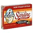 Season Sardine Fillets in Sweet & Tangy Sauce, 3.75-Ounce Tins (Pack of 6)