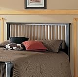 IMAGE OF Fashion Bed Group Fresno Headboard, Ebony/Pewter, Queen