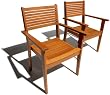 Strathwood Sheffield Dining Stackable Armchair, Set of 2