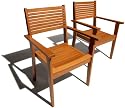 Strathwood Sheffield Dining Stackable Armchair, Set of 2 [Amazon Frustration-Free Packaging]
