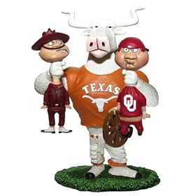 Texas Longhorns Lester Double Choke Rivalry Figurine by 