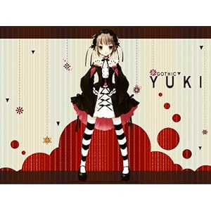 Japanese Anime The Melancholy of Haruhi Suzumiya Cosplay Costume - Nagato Yuki Gothic Dress 2nd Version Set