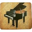 MOUSE PAD SHEET MUSIC GRAND PIANO