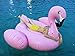 Renjie Flamingo Inflatable Pool Float Giant Swimming Summer Fun Games Large Ride on Blow Up Pool Large Floatie Lounge for Adults and Kids 80IN