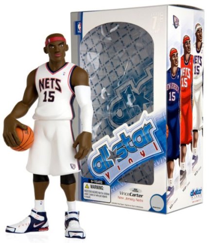 Upper Deck New Jersey Nets Vince Carter NBA All-Star Vinyl (White Jersey Edition)