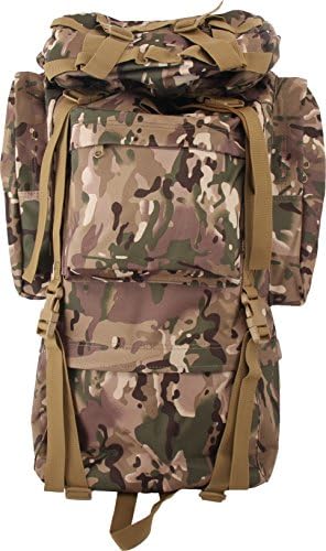 Wellness Everything 65L Large Camouflage Military Army Soldier Hiking Backpack Mountaineering Bags (Mountaineering Bags-CP)