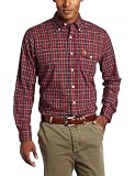U.S. Polo Assn. Mens Woven Shirt With Small Checkered Pattern