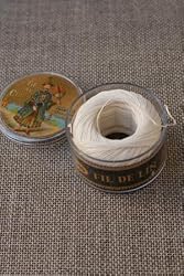 Ecru Sajou Fil Au Chinois Waxed Linen Single Ply Sewing Thread Capsule
