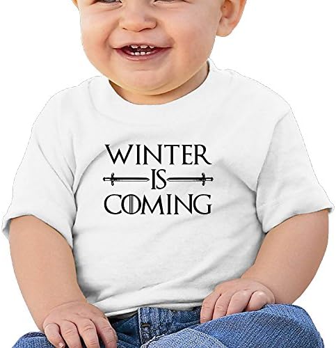 YQUE56 Winter Is Coming Teething White Size 12 Months