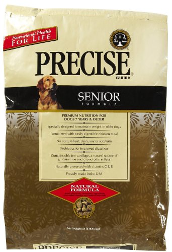 Precise 726029 Canine Senior Dry Food for Pets, 15-Pound