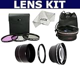 72MM 0.45X High Definition Wide Angle Lens with Macro Portion+ 2.0X High De ....