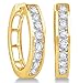 14K Yellow Gold Large Channel Invisible Set Round title=