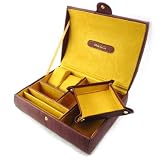 Coffret &agrave; Bijoux / Vide-Poches "Giorgio" marron