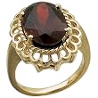 14Kt Yellow Gold Stylish Mirror Mozambique Garnet Fashion Ring
