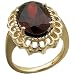 14Kt Yellow Gold Stylish Mirror Mozambique Garnet Fashion Ring