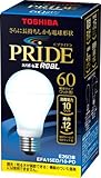 TOSHIBA ネオボールZリアルPRIDE A形 60Wタイプ 昼光色 EFA15ED/10-PD