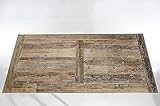 CLP Holz Esszimmer-Tisch SEVERUS, handgefertigt, stabil, Shabby chic Landhaus-Stil, bis zu 4 Größen wählbar antik-weiß, 200 x 100 x 78 cm - 4