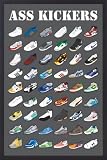 Chaussures De Sport Poster et Cadre (Alu) - Ass Kickers (91 x 61cm)