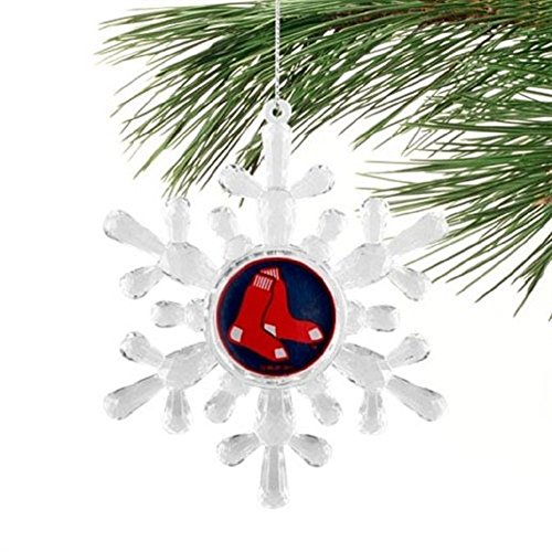 Boston Red Sox MLB Snowflake 4 1/2 ” Ornament